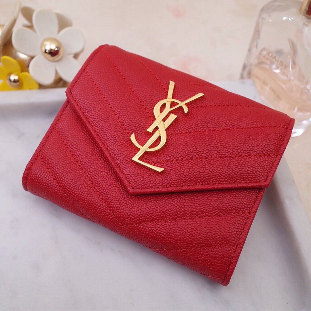 Monogram Tri Fold Wallet