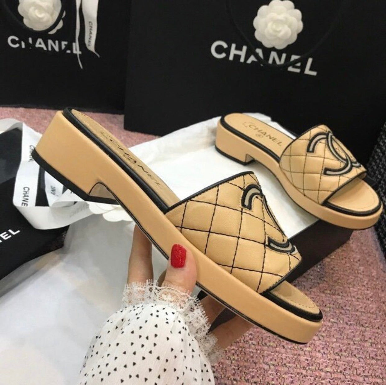 Lambskin Sandals
