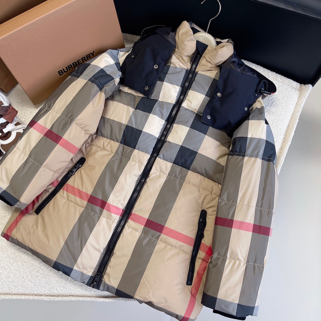 Check Puffer Jacket