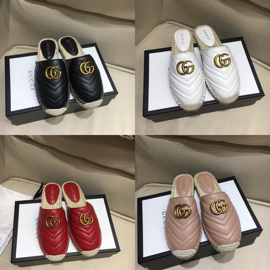 Leather Espadrilles
