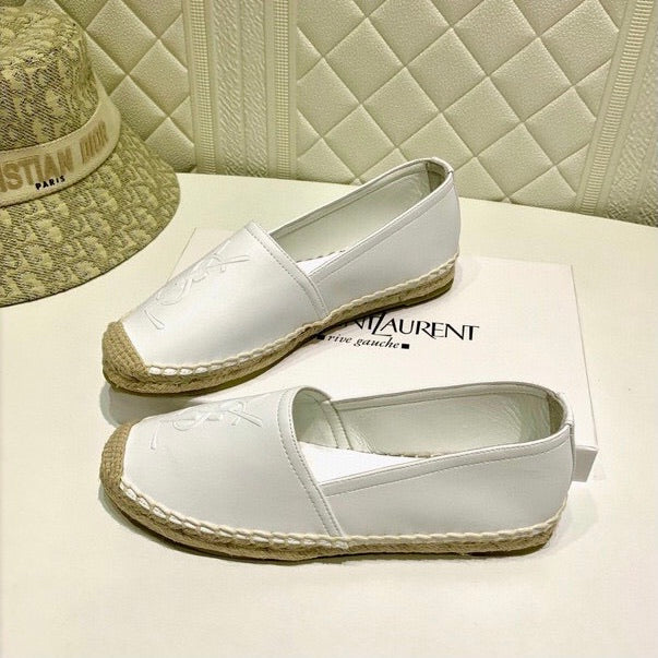 Monogram Leather Espadrilles