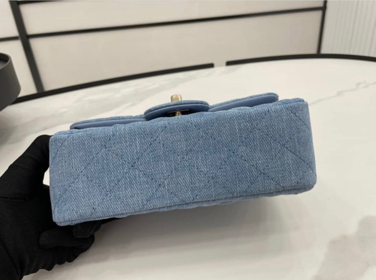 CC Denim Rectangle Mini