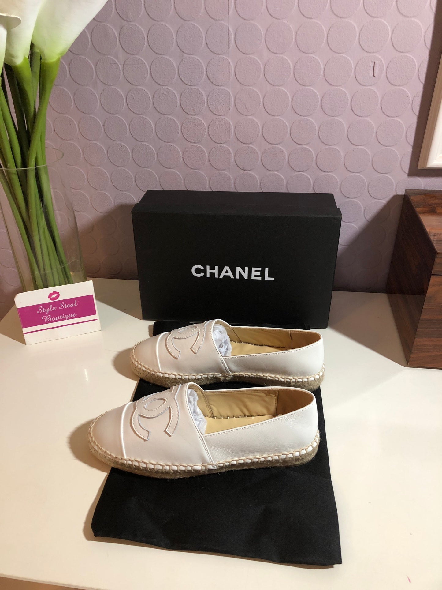 Leather Espadrilles