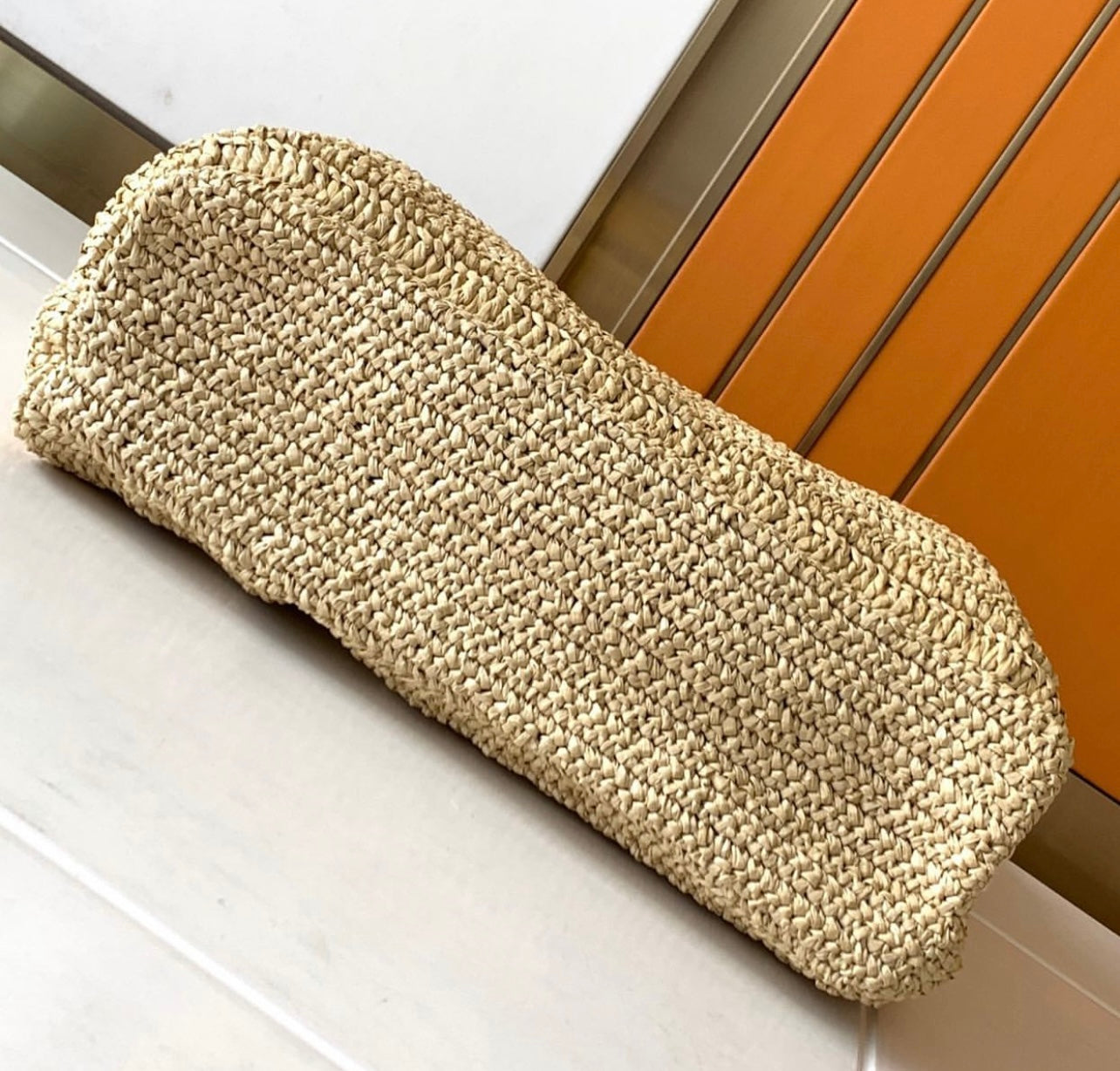 Rive Gauche Raffia Tote