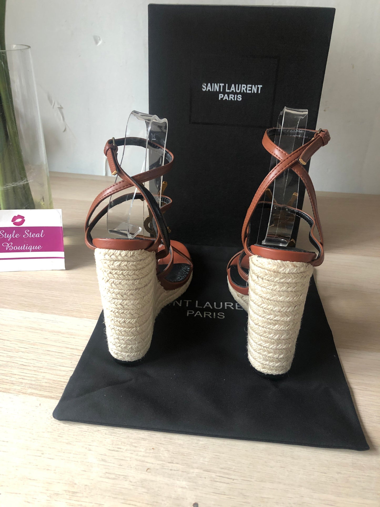 Cassandra Bamboo Wedges