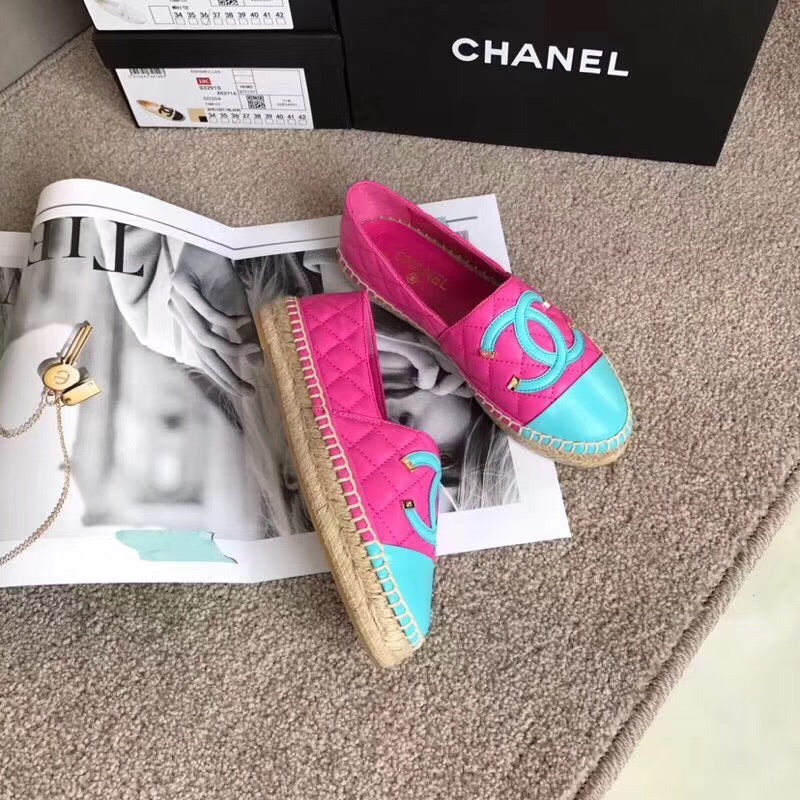 Leather Quilted Espadrilles