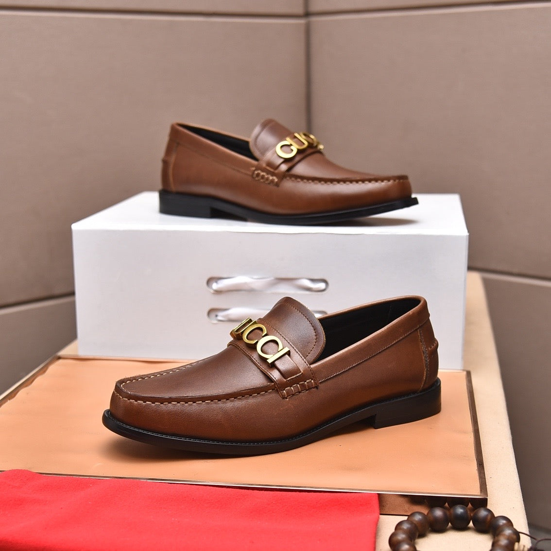 Leather Loafers