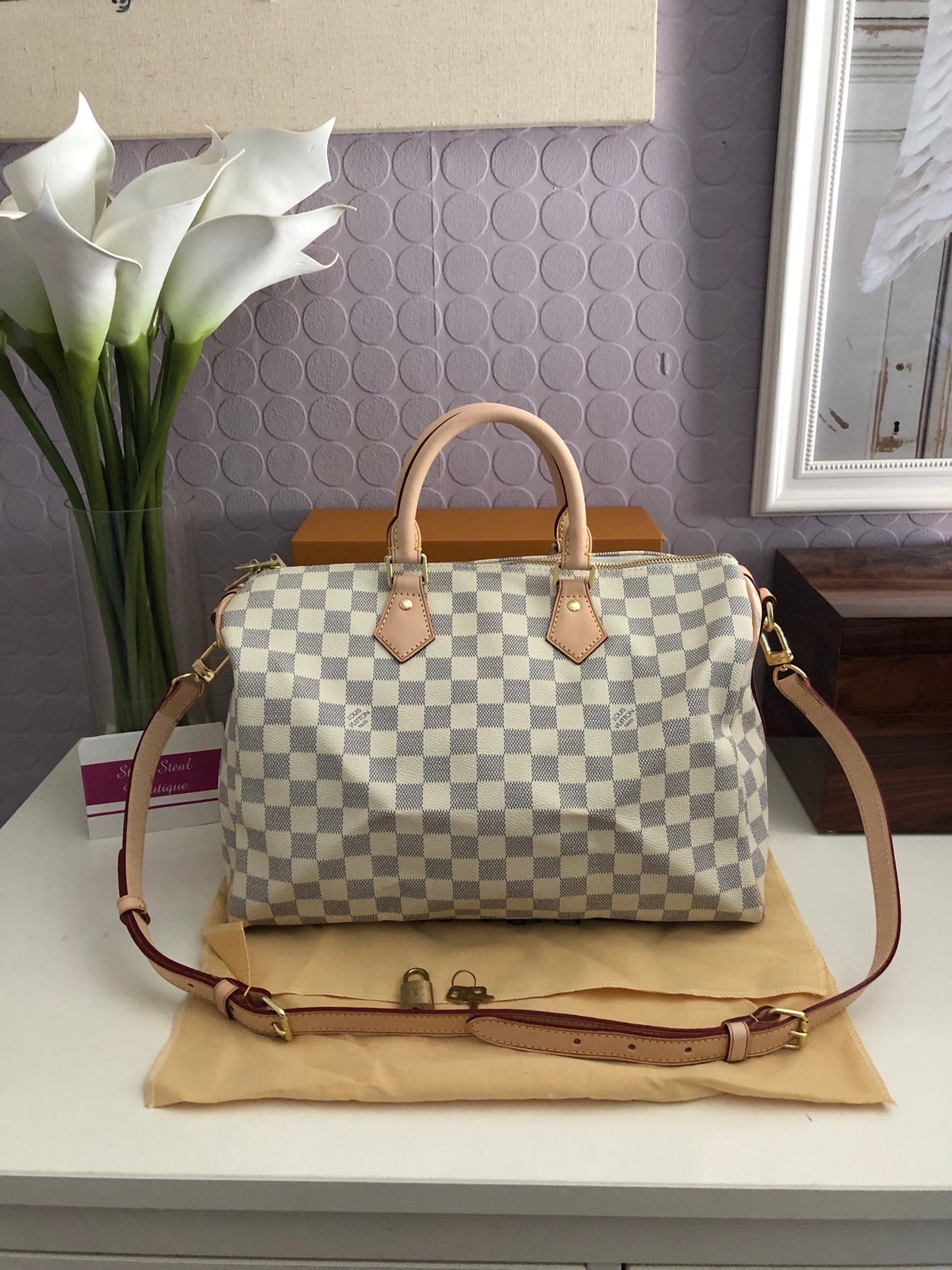 Speedy Damier Azur