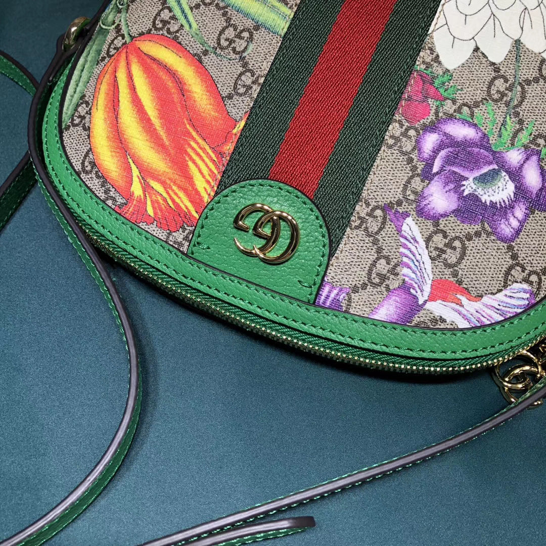 Ophidia Flora Shoulder Bag