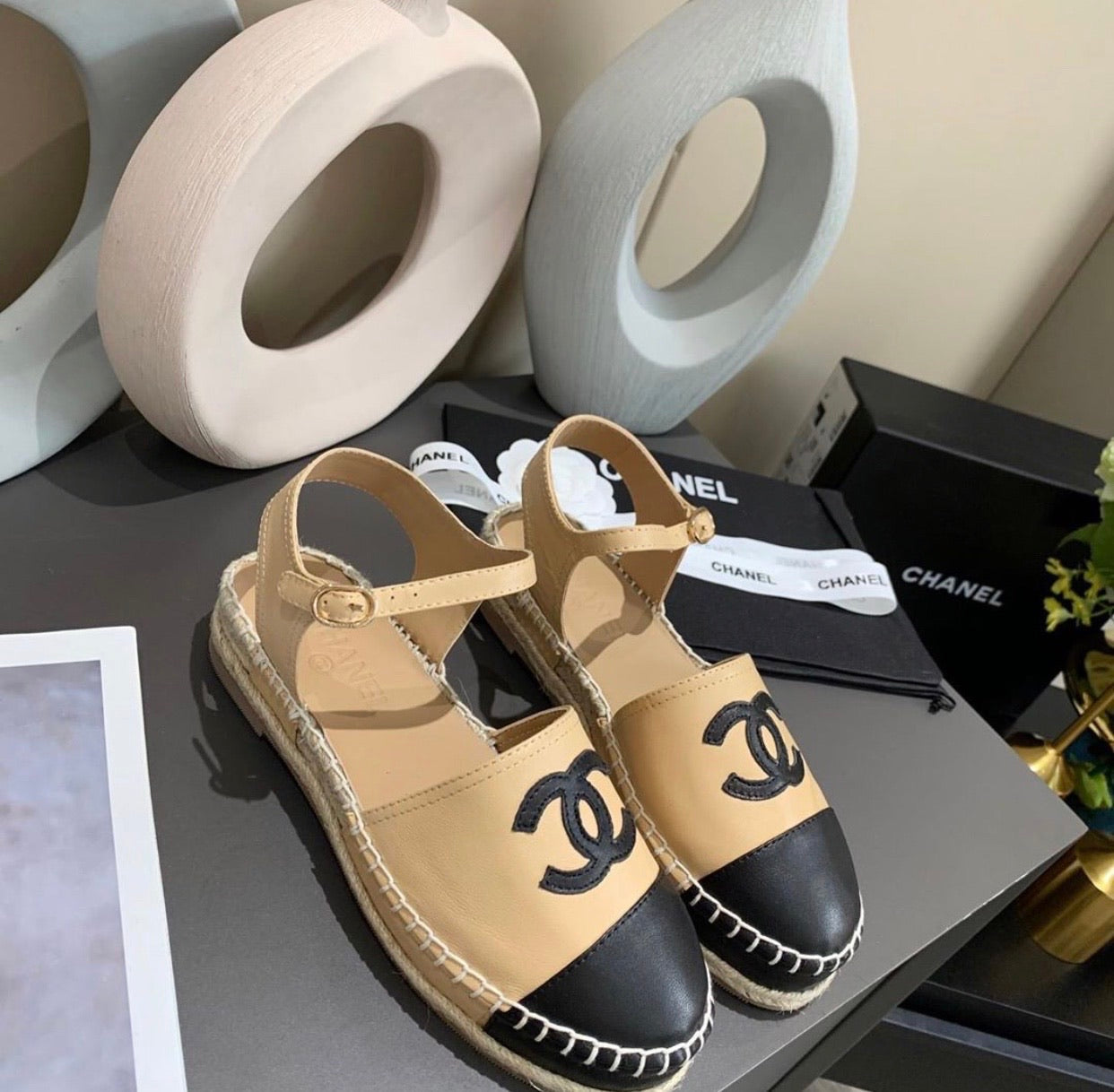 Lambskin Espadrille Sandals