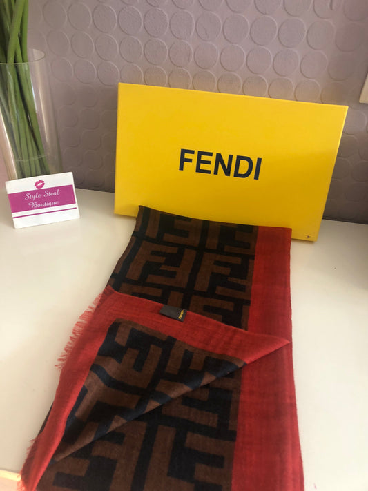Logo Silk Scarf