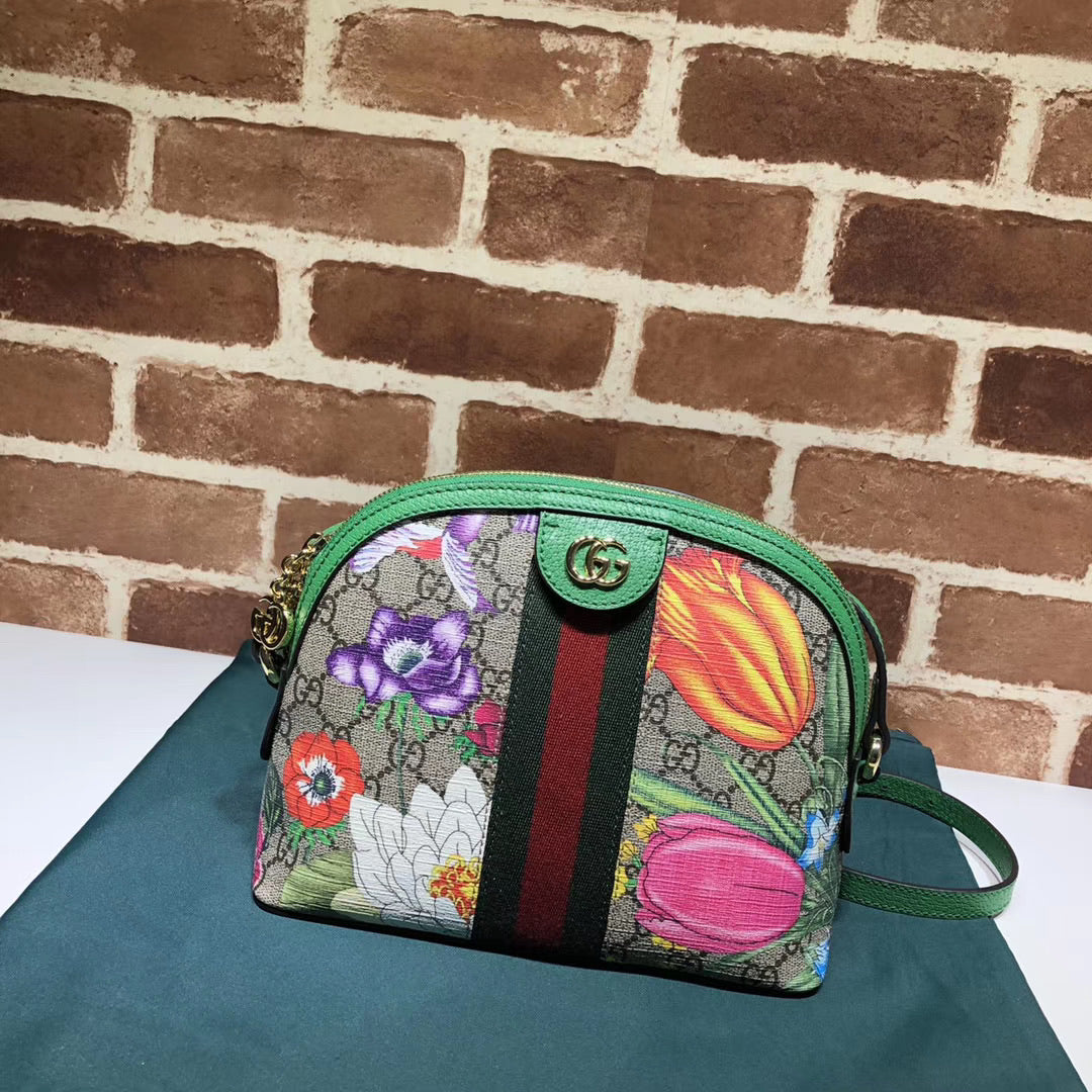Ophidia Flora Shoulder Bag