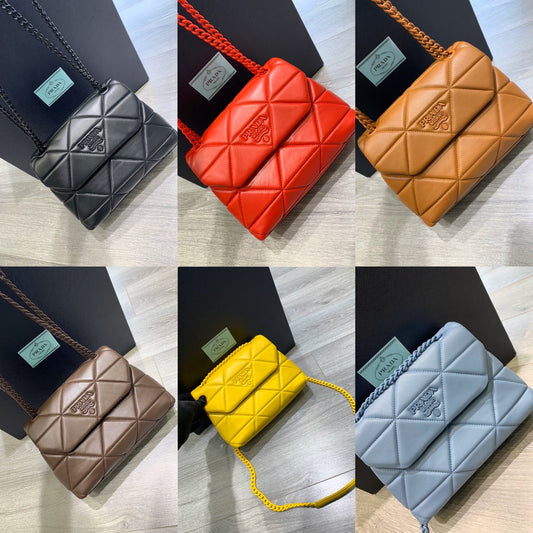 Spectrum Nappa Shoulder Bag