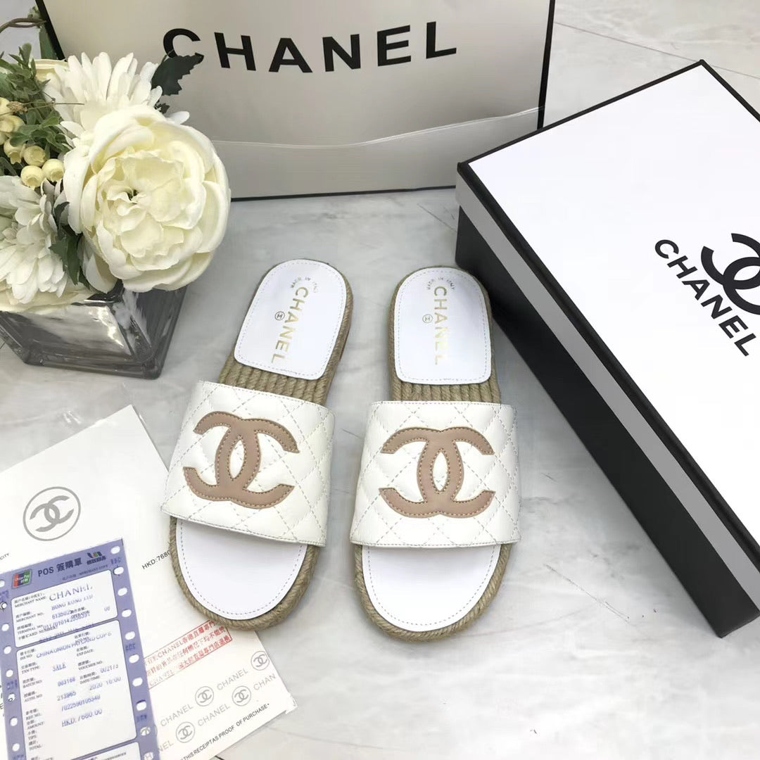 Quilted Slide Sandals