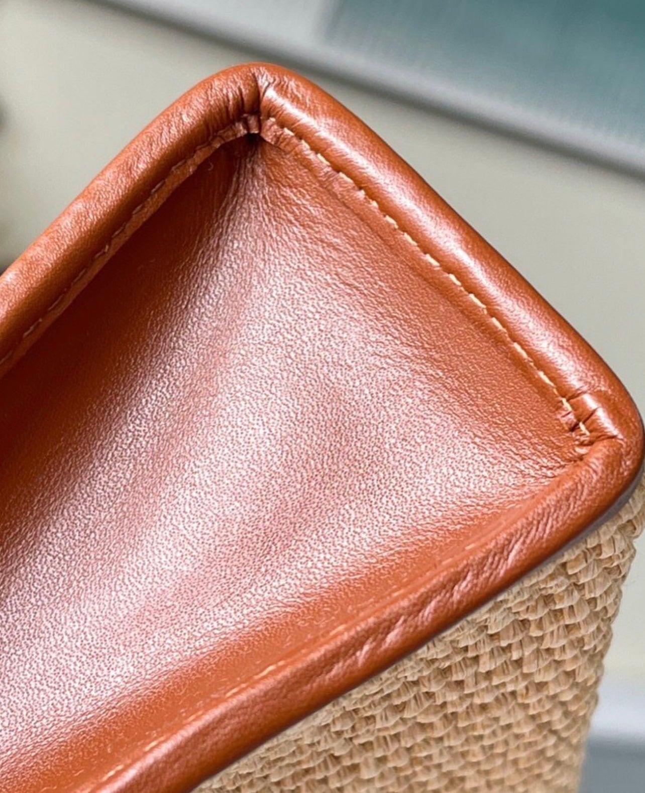 Raffia Clutch