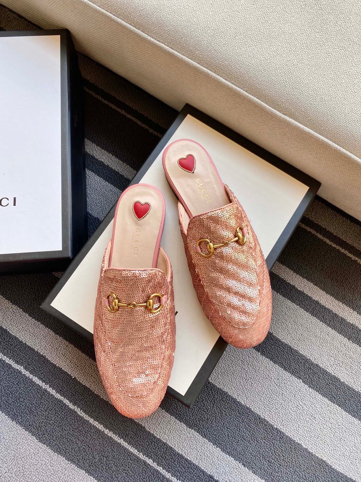 Princetown Sequin Loafers