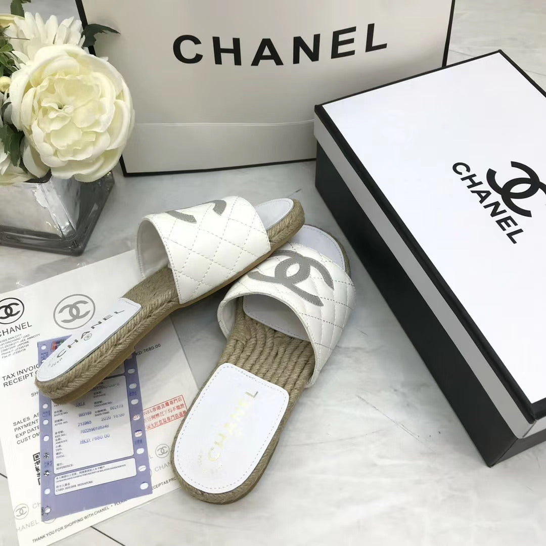 Quilted Slide Sandals