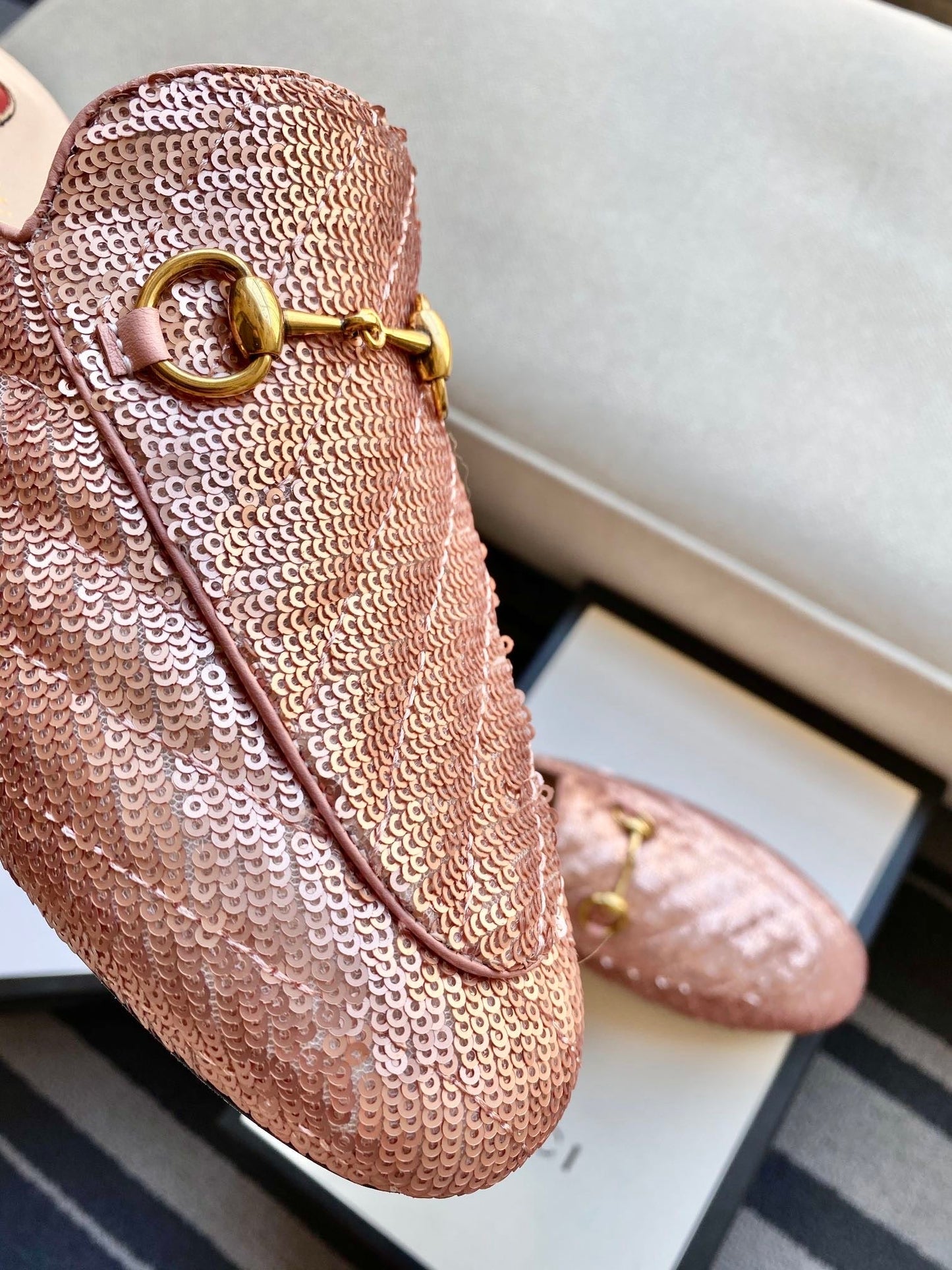 Princetown Sequin Loafers
