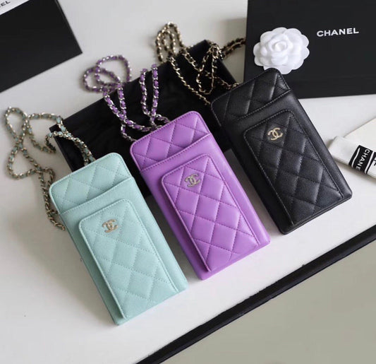 Lambskin Chain Wallet