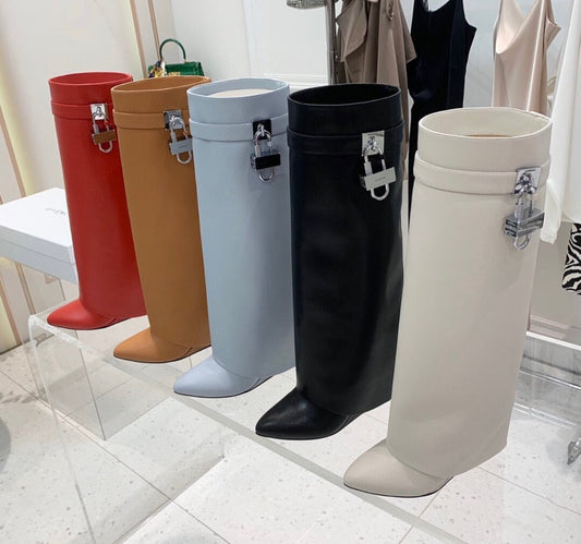 Shark Lock Boots