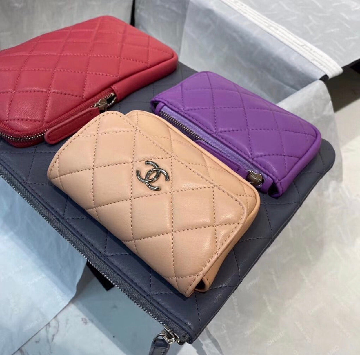 Lambskin Multi Clutch