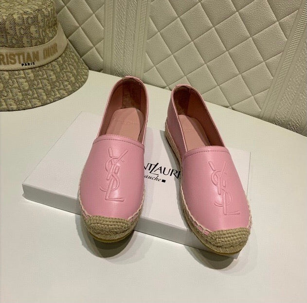Monogram Leather Espadrilles