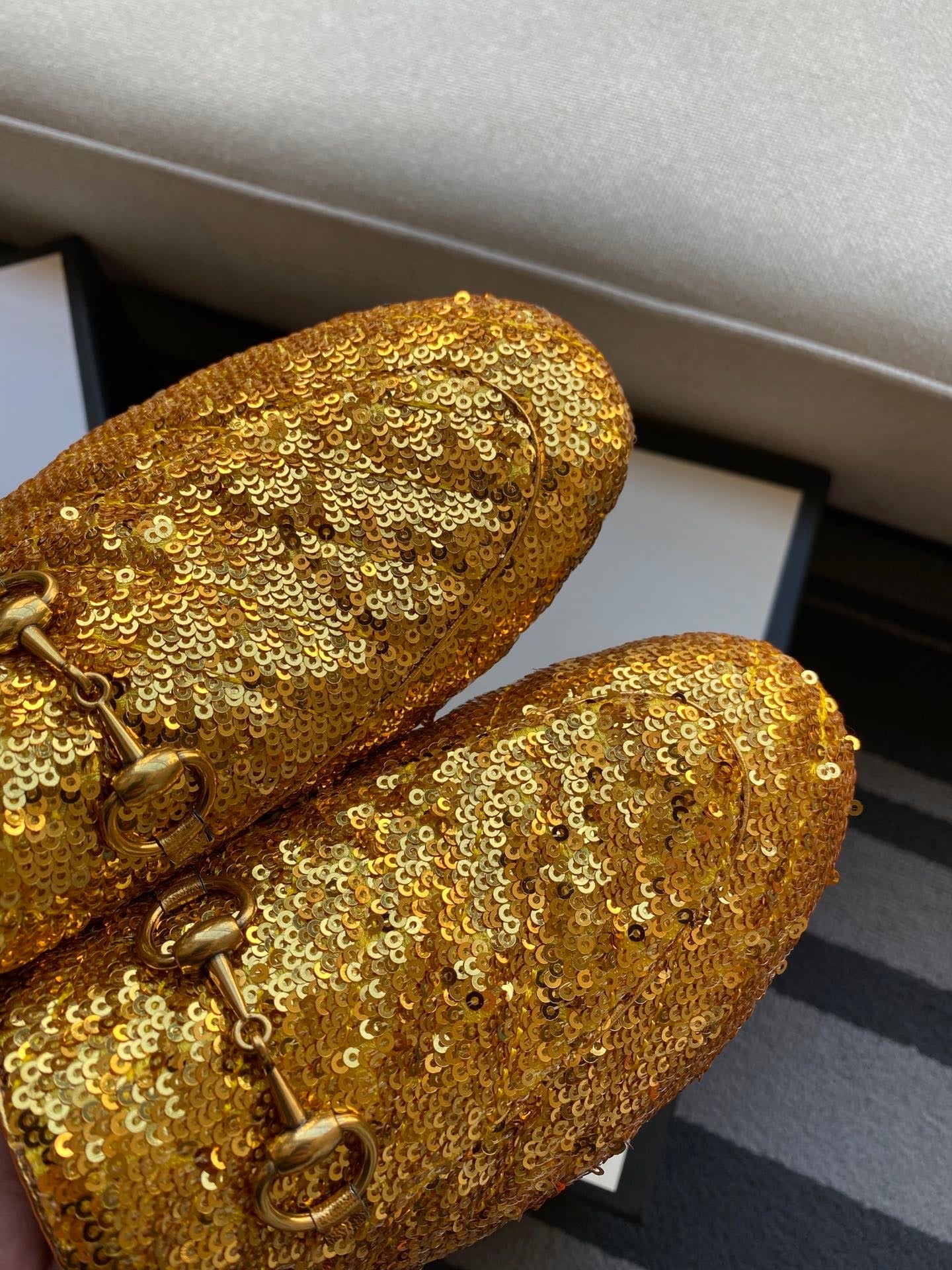 Princetown Sequin Loafers
