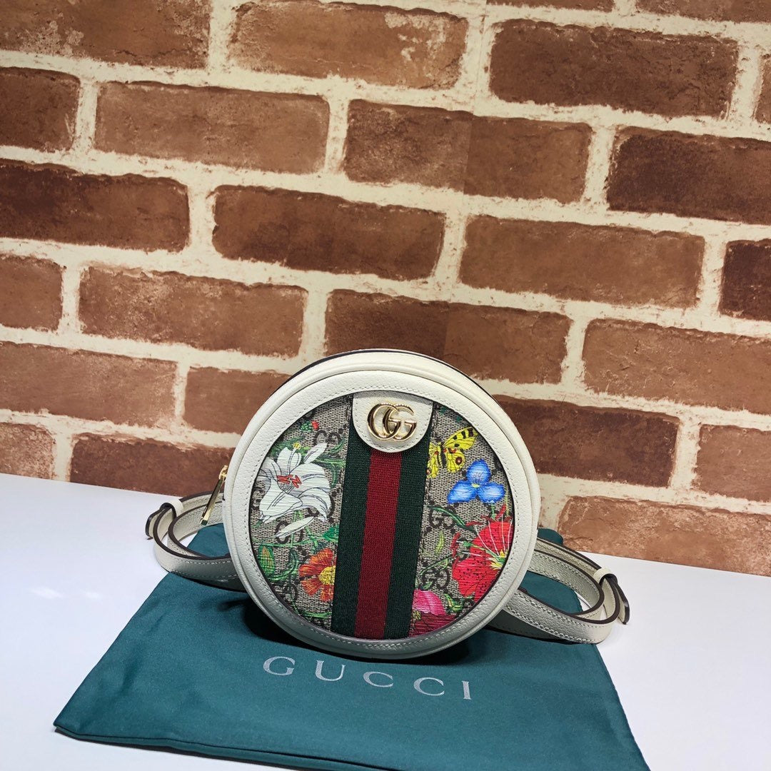 Ophidia Flora Mini Round Bag