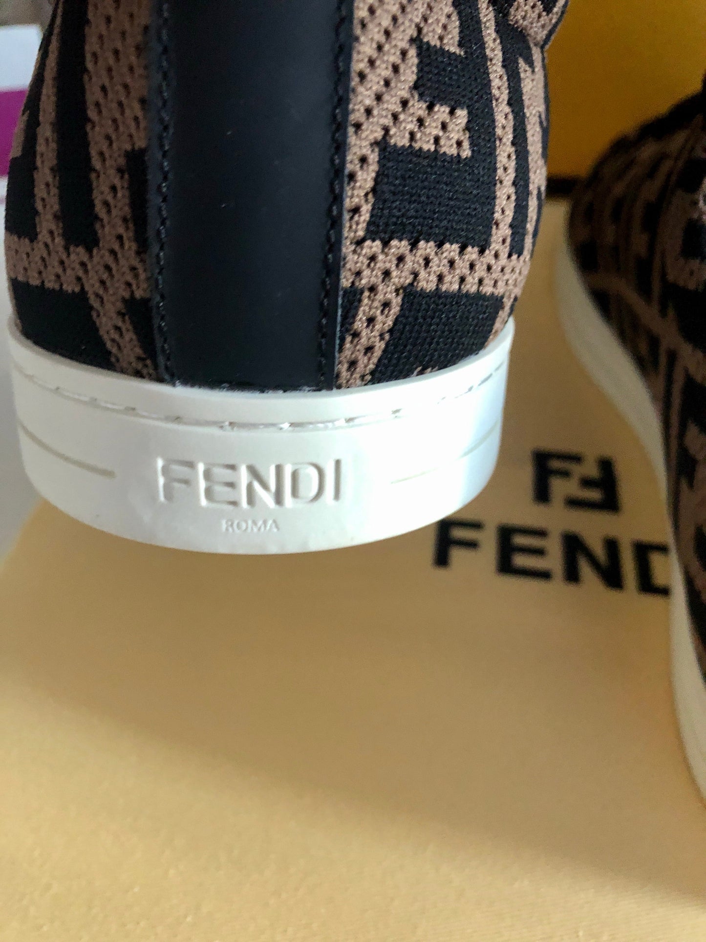 F Logo Sneakers