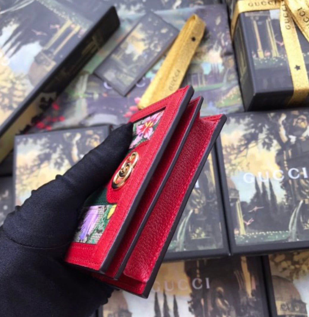 GG Flora Card Wallet