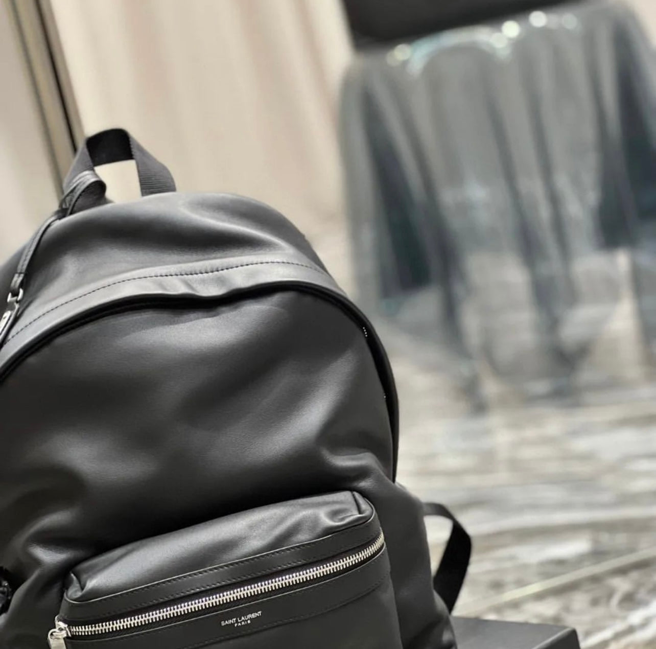 Leather City Backpack