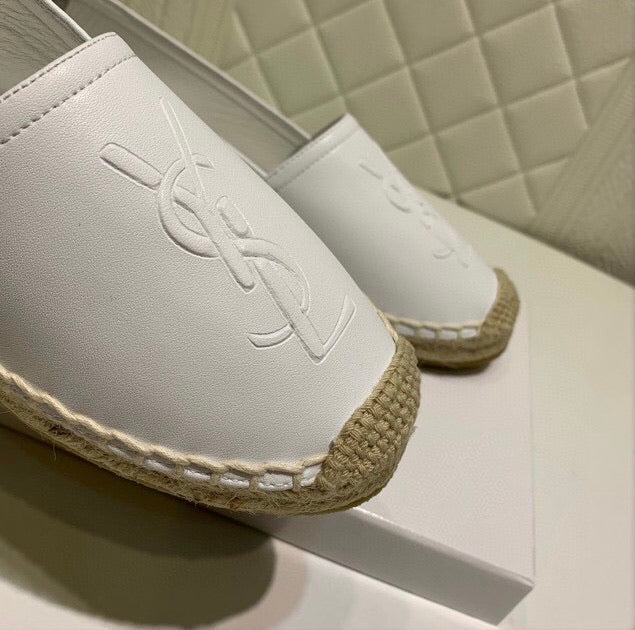 Monogram Leather Espadrilles
