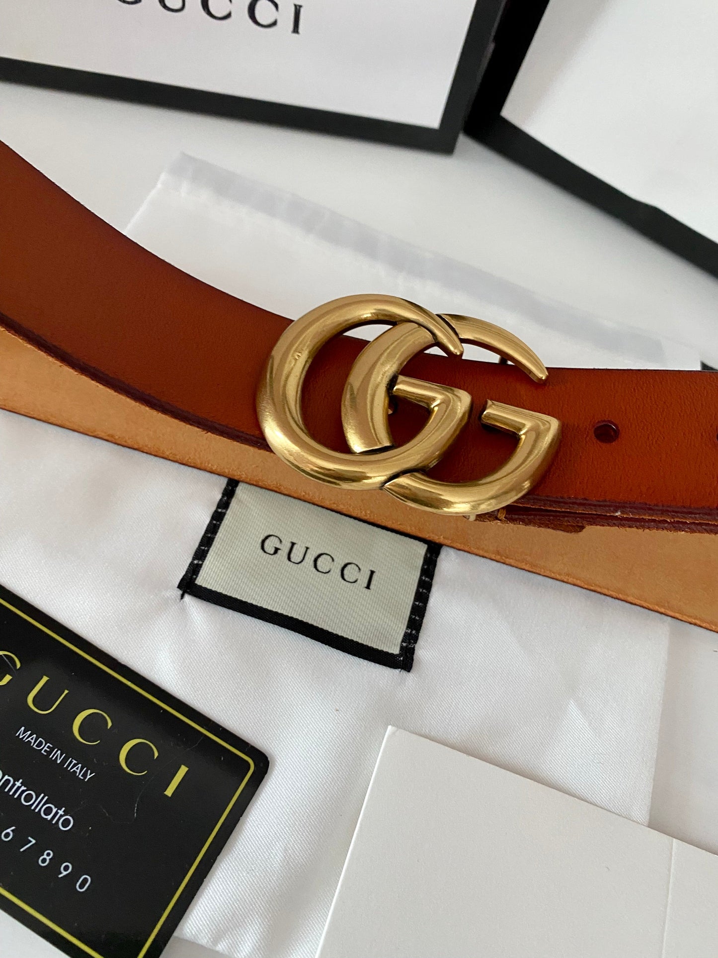 Brown Leather Belt