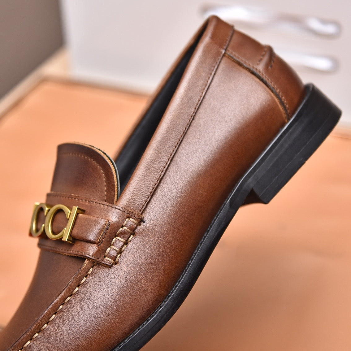 Leather Loafers