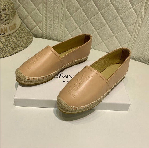 Monogram Leather Espadrilles