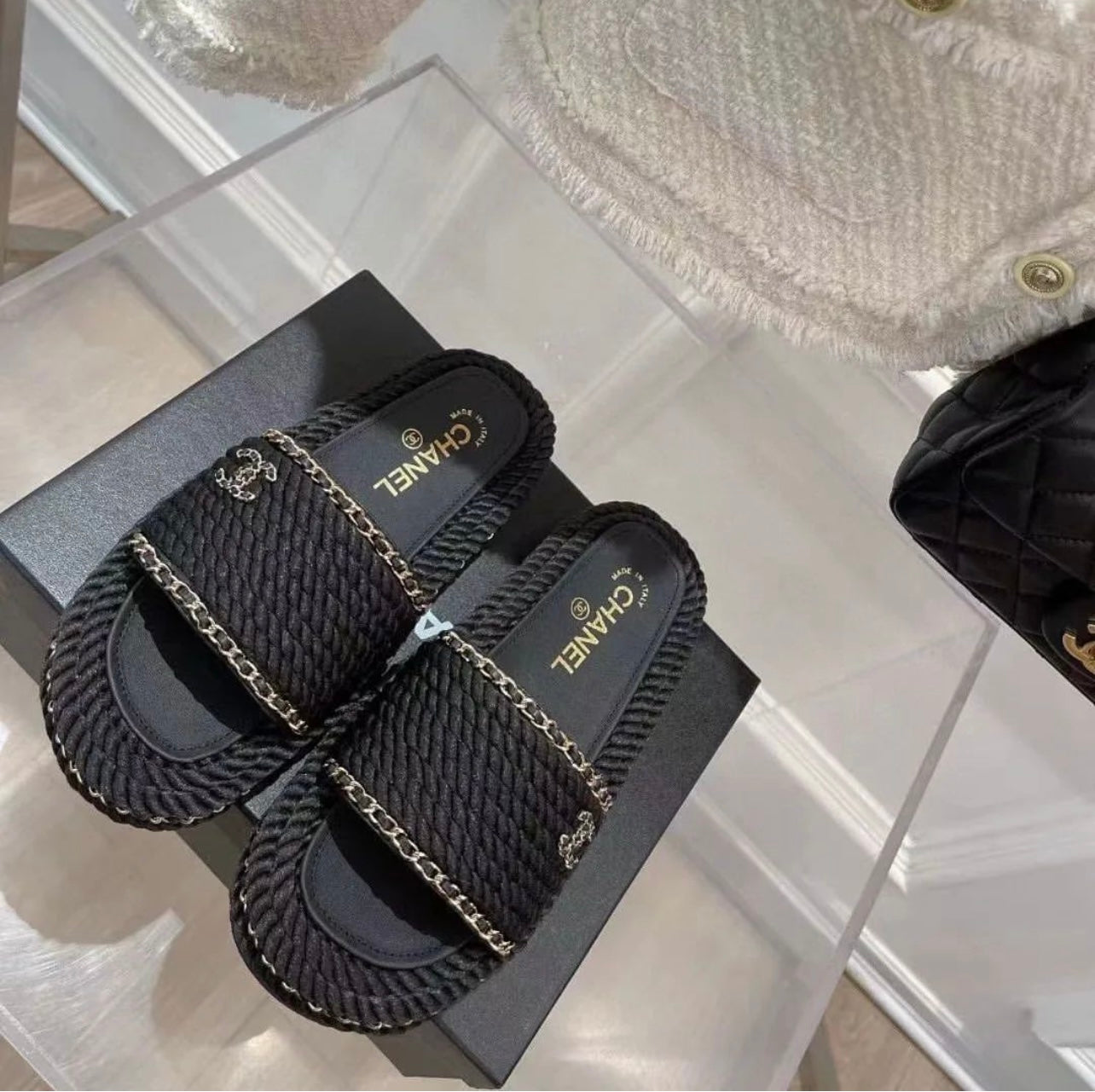 CC Chain Sandals