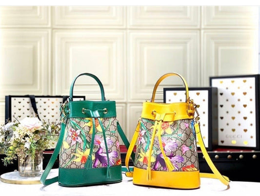 Ophidia Flora Bucket Bag