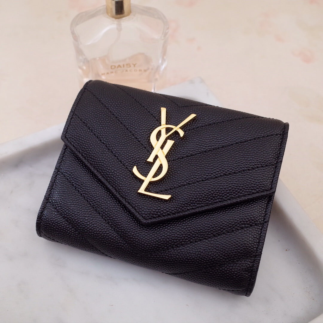 Monogram Tri Fold Wallet