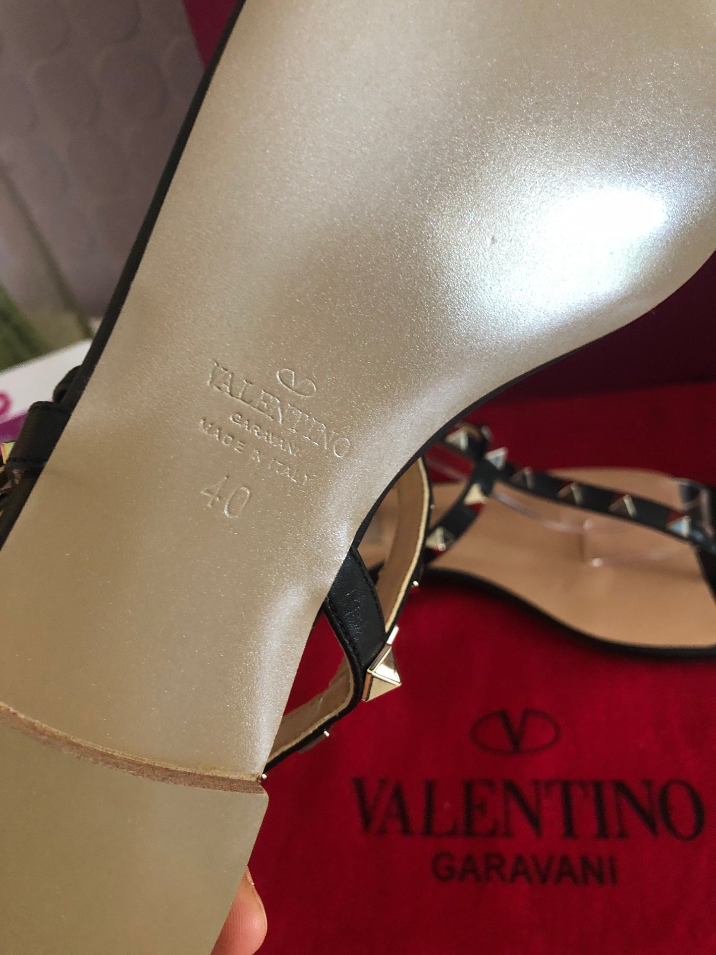 Rockstud Thong Sandals