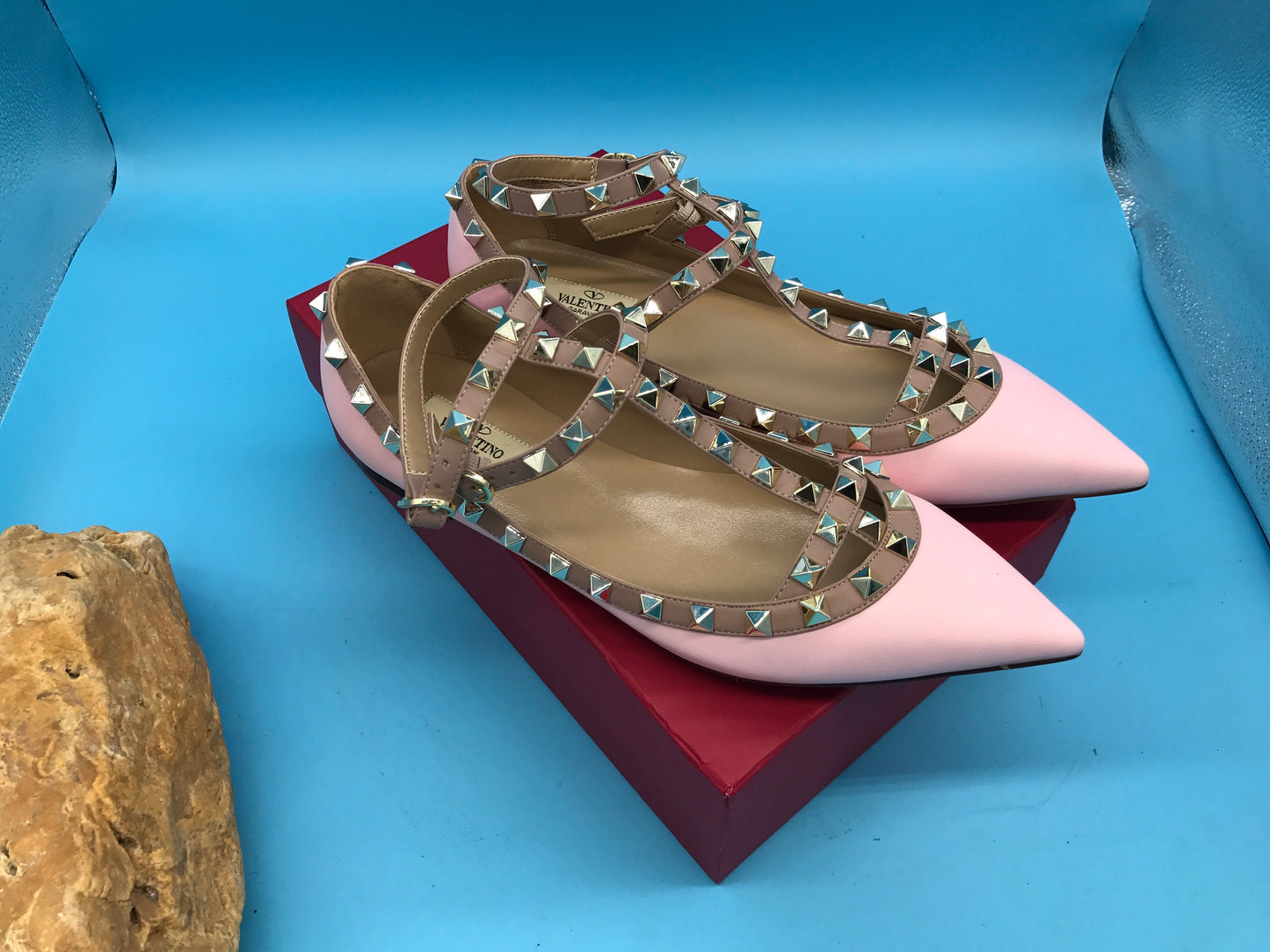 Rockstud Ballerina Flats