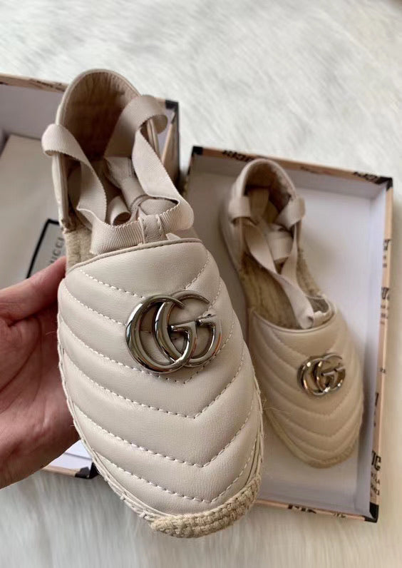 Matelasse Espadrille Sandals