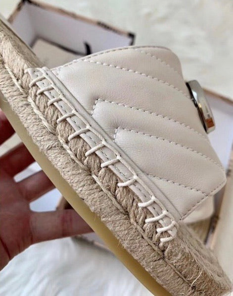 Matelasse Espadrille Sandal
