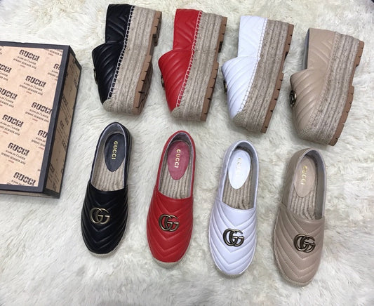 Leather Espadrilles