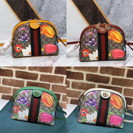 Ophidia Flora Shoulder Bag