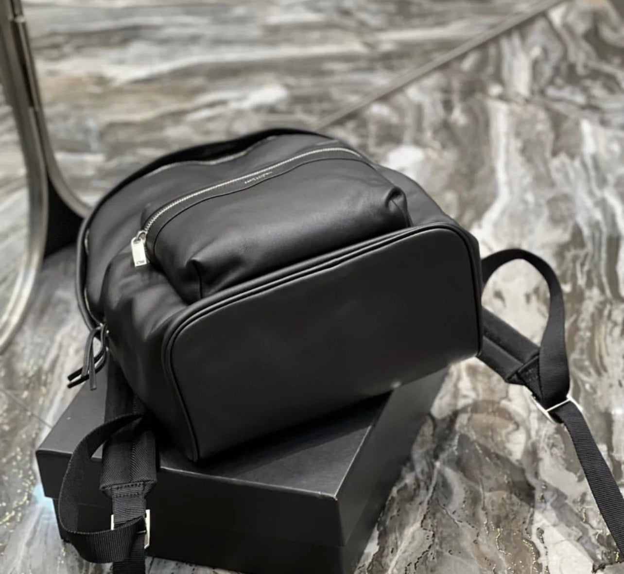 Leather City Backpack