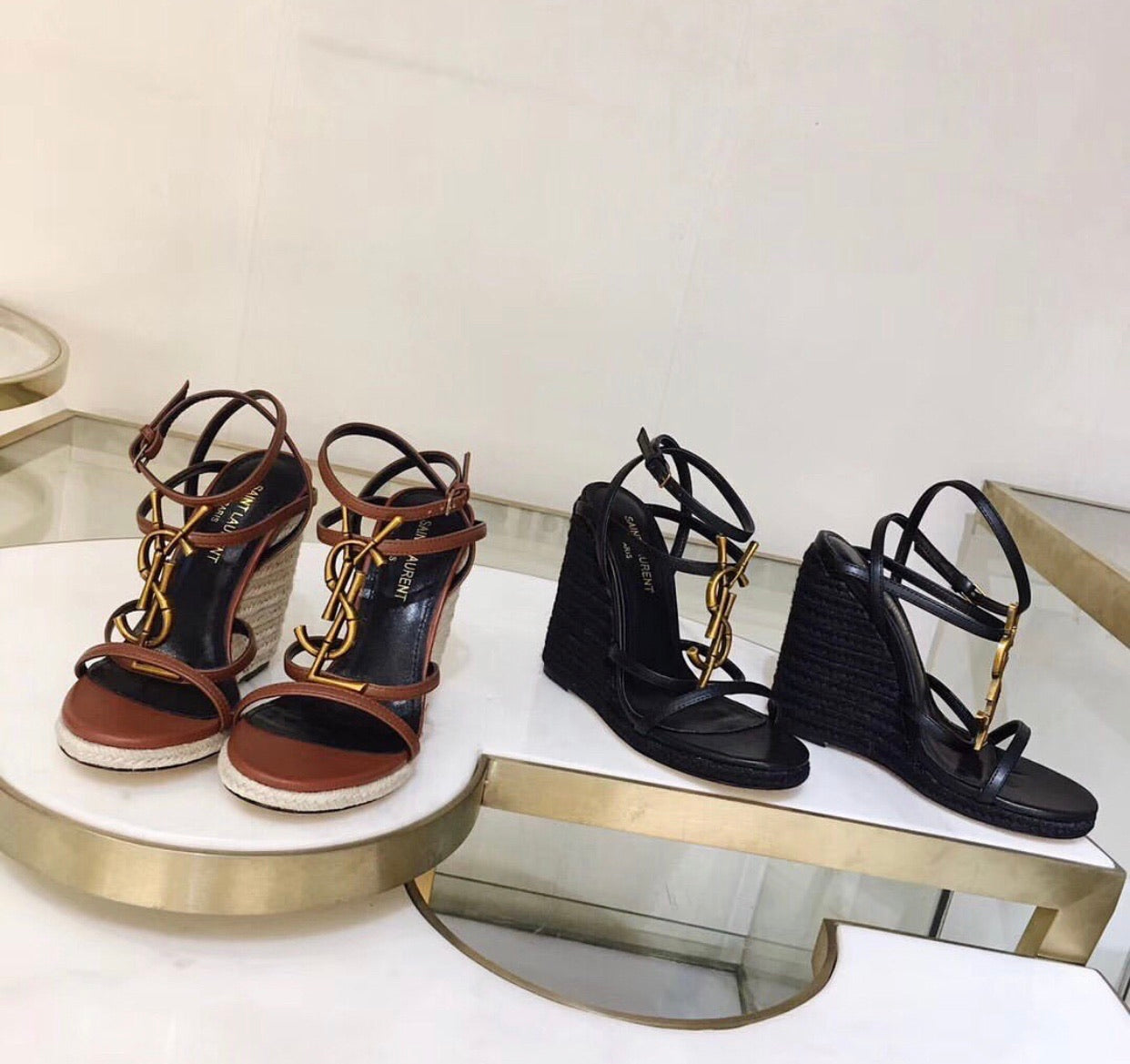 Cassandra Bamboo Wedges