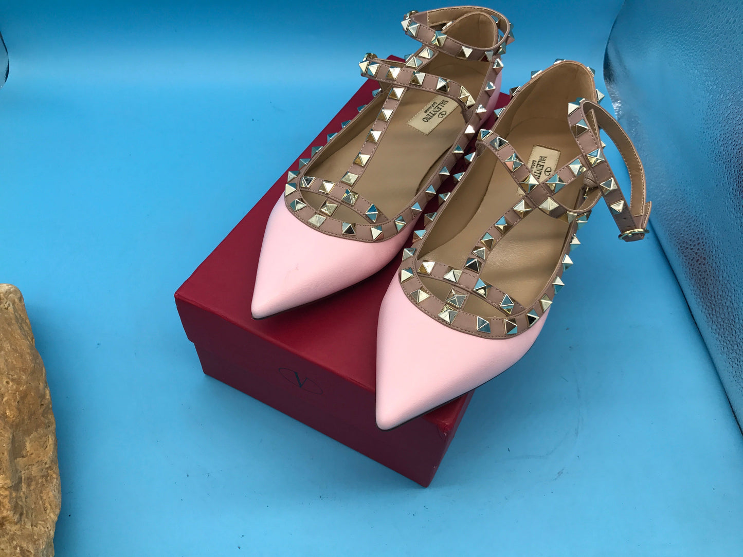 Rockstud Ballerina Flats