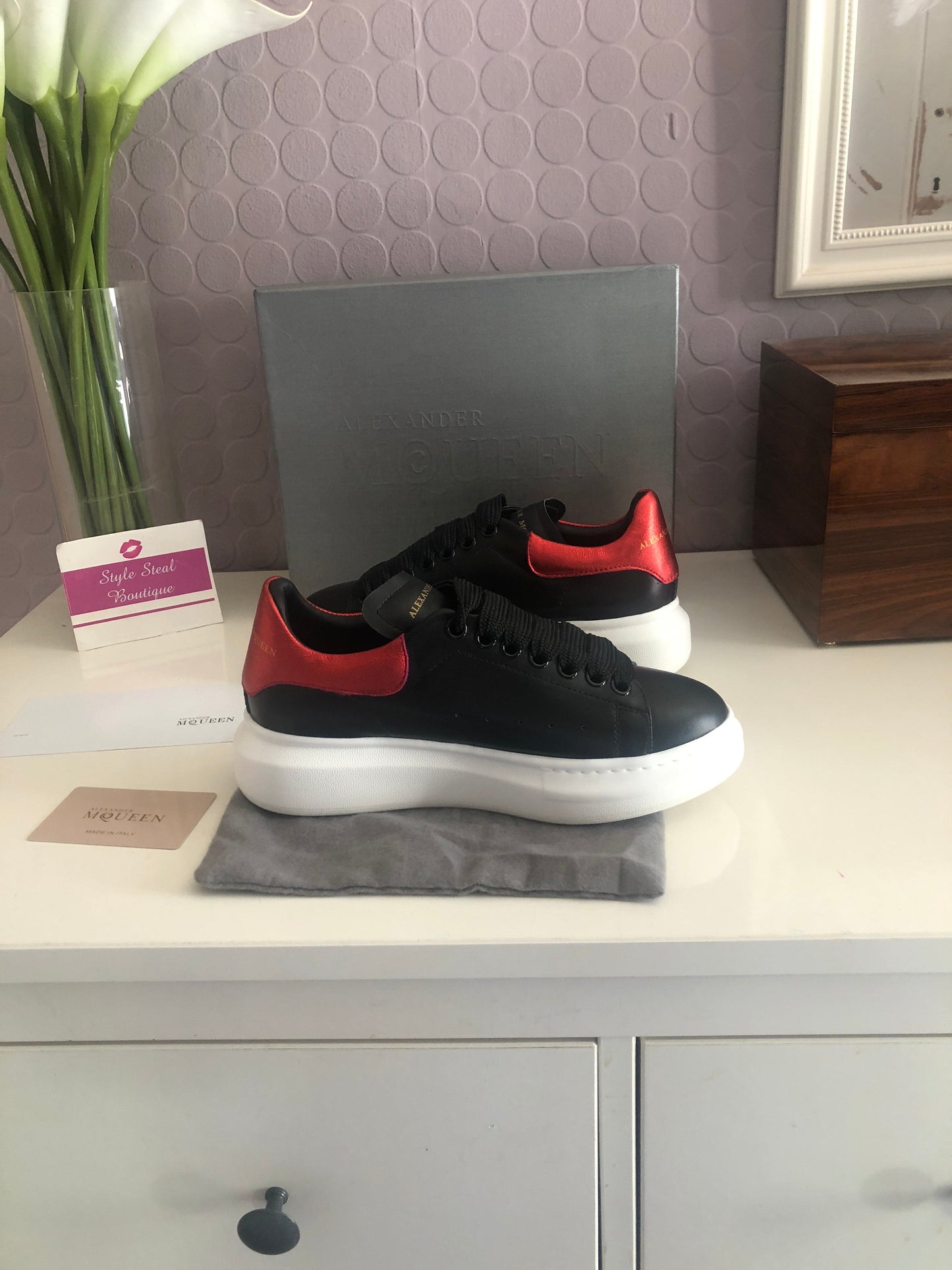 Oversized Sneaker Leather Ladies