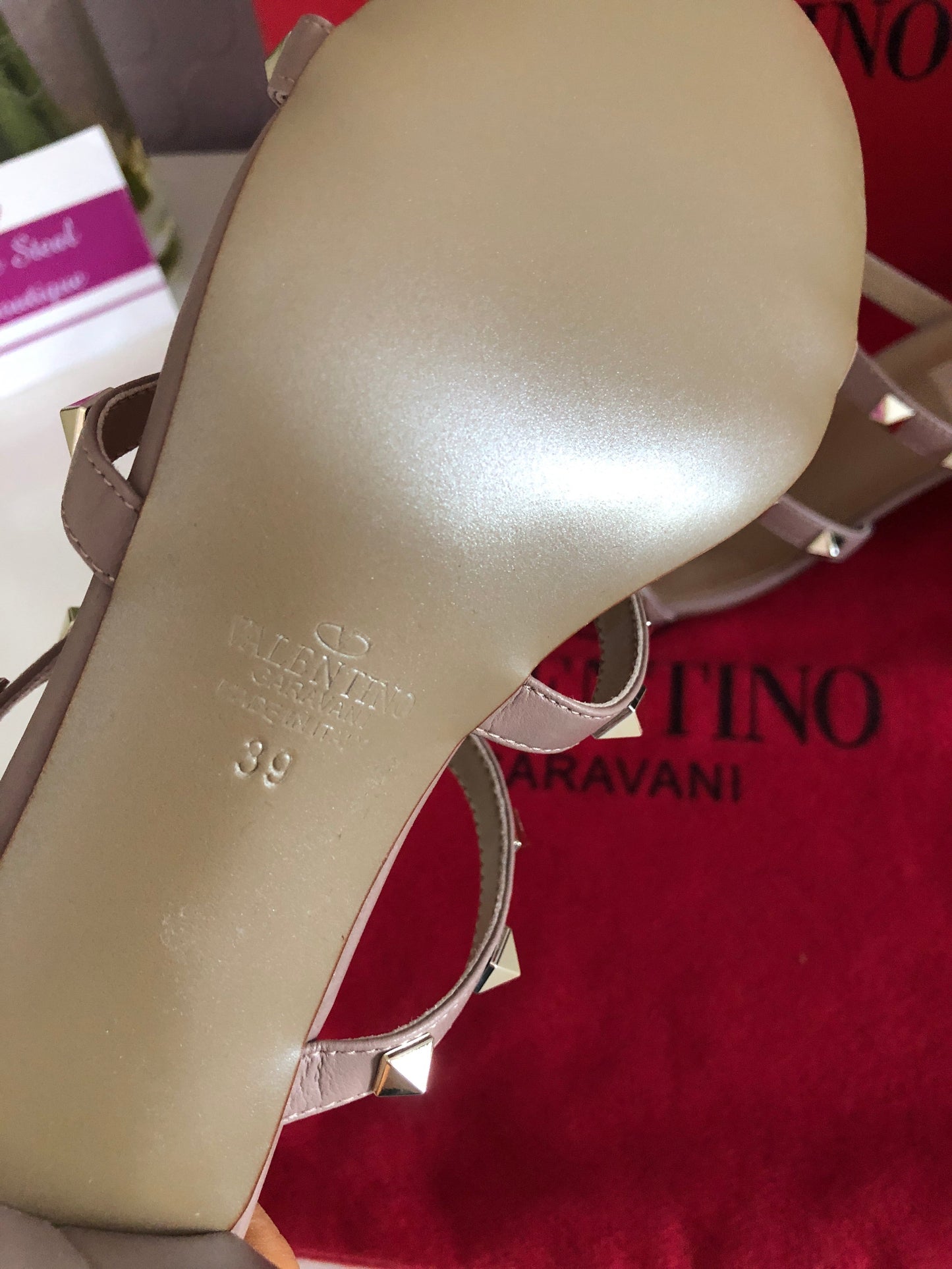 Rockstud Mules 6.5cm