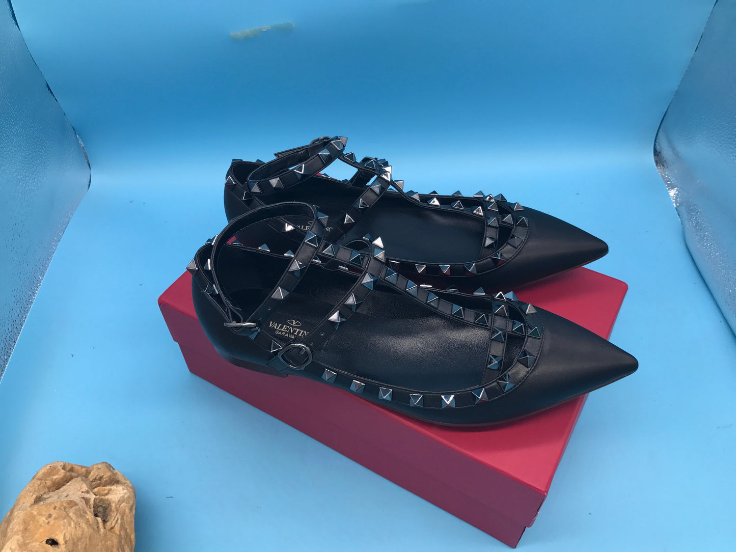 Rockstud Ballerina Flats